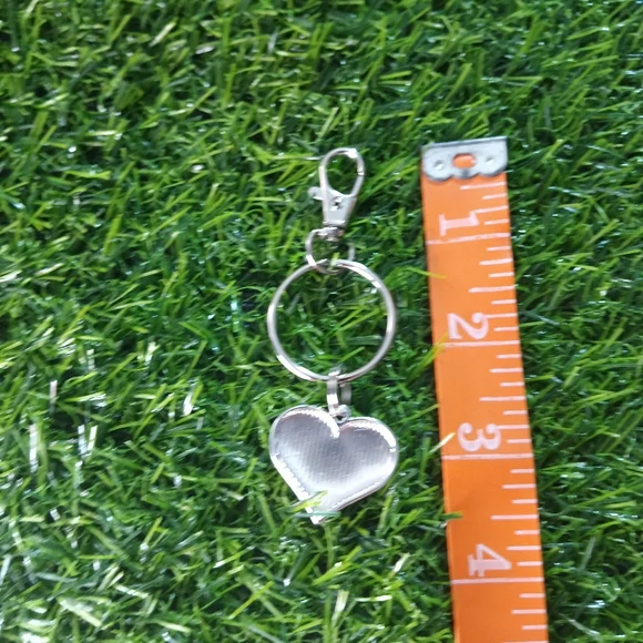 Women's fashion jewelry pink heart charm keychain style - Picture 4 of 4